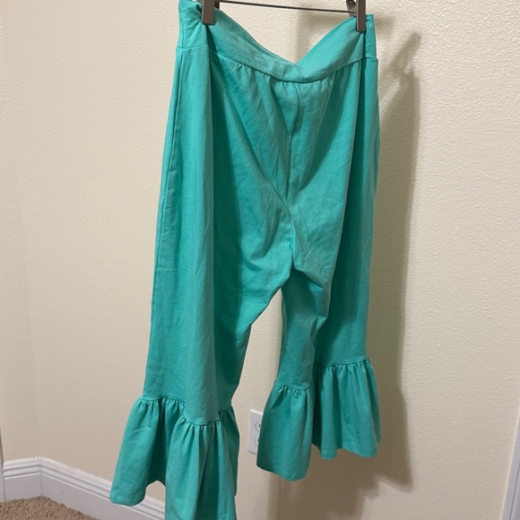 Matilda Jane Mint Green🌸 Ruffle Hem Pants - Picture 9 of 11
